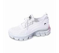 Trainers Walking Shoes Girls Women Chunky Sneakers Fashion Platform Leather Comforble Sport Water Beach Jogging Teens White