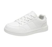 Trainers Walking Shoes Girls Women Chunky Sneakers with Memory Foam Comforble Breathable Running Air Cushion Arch Support for Spring Summer, Hiking Trekking White