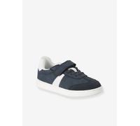 Trainers with Elasticated Laces & Hook-&-Loop Fasteners For Children, Designed for Autonomy navy blue