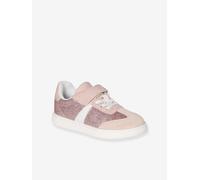 Trainers with Hook-&-Loop Fasteners & Elasticated Laces for Children, Designed for Autonomy set pink