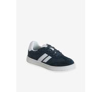 Trainers with Laces & Zip for Children navy blue
