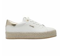 Trainers with Rope-Effect Sole White/Gold-Coloured