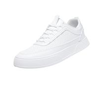 Trainers Women's Men's Sports Shoes Business Leisure Shoes Lightweight Trainers for Walking, Running, Sports Easy Care Companion with Many Outfits Training Shoes, White, 10 UK