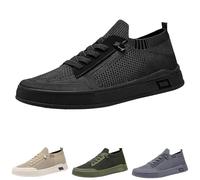 Trainers Women's Men's Sports Shoes Running Shoes Trainers Outdoor Board Shoes Shoes Slip On Sneakers Fashion Lightweight Breathable Walking Shoes Training Shoes, black, 10 UK