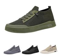 Trainers Women's Men's Sports Shoes Running Shoes Trainers Outdoor Board Shoes Shoes Slip On Sneakers Fashion Lightweight Breathable Walking Shoes Training Shoes, Green, 7 UK