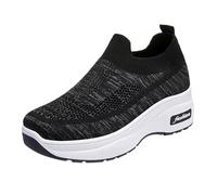 Trainers Women's Orthopaedic Shoes, Walking Shoes with Cushioning, Stretch Mesh, Comfortable Slip-On Shoes, Walking Shoes, Lightweight Casual Shoes, Breathable Fabric Shoes, Without Lace-Up Sports