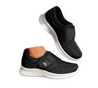 Trainers Women's Running Shoes Sports Shoes Trainers Hiking Shoes for Elderly People Mesh Lightweight Soft Sole Slow On Foot Casual Outwear Comfortable Trainers Casual Shoes Women, black, 7 UK