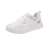 Trainers Women's Slippers Trainers Casual Shoes Lovers Fashion Mesh Surface Breathable Glow In The Dark Sneakers Lightweight Soft Sole Non-Slip Small White Shoes Trainers Women Black, pink, 7 UK