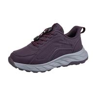 Trainers Women's Winter Orthopaedic Shoes Women's Arch Support Trainers Casual Hiking Shoes Outdoor Walking Shoes Water-Repellent Faux Leather Trekking Shoes Comfortable Tennis Shoes Fitness Shoes