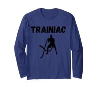 Trainiac Using Battle Ropes Workout Long Sleeve T-Shirt