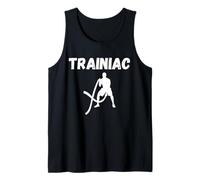 Trainiac Using Battle Ropes Workout Tank Top