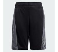 Boy's ADIDAS Juniors Heathered Shorts (Black/Grey) - Grey/Black/Multi - Size: 14 years/13 years