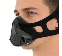 Training Altitude Mask, High Elevation Sport Mask Improve Lung Capacity Simulate High Altitudes for Gym Cardio Fitness Running Endurance HIIT Training 25-Level Adjustable Airflow (black, M)