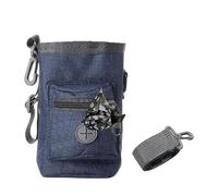 Training Bag for Dogs - Puppy Training Bag, Large Snack Encountering Built In Capacity Peanut Bag Dispenser | Feed A Snack Reward, blue, Se référer au descriptif, Refer to description