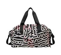 Training Bag Separate Storage Zones for Dry Wet Items Practical Construction Ergonomic Handle Fitness Travel Accessory Adjustable Crossbody Travel Pack