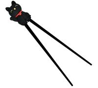 Training Chopsticks , Rebound Beginner Chopsticks, Reusable Non-Slip Heat-Resistant Learning Chopstick for Noodles Ramen Eating Tools (Lucky Cat)