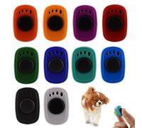 - Training Clicker - 10 Piece Finger Ring Clicker Set, Training Device for Positive Reinforcement, Effective Behavior Clicker Device, Professional Training for Dogs and Cats of All Sizes