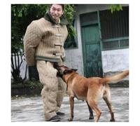 Training Dog Protective Clothing, Dog Bite Suit, Body Protection Bite Sleeves Suit Dog Training Jacket And Pants(Large)