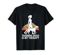 Training Dogs is My Therapy Dog Trainer Life T-Shirt