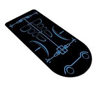 Training Equipment Mat - 5.25 x 2.3 Foot Abdominal Knee Mat, Ab Roller Knee Mats, Non-Slip Training Mats, Sound-Absorbing Knee Joint Protective Pad for Abdominal Roller, Gym, Floor Training