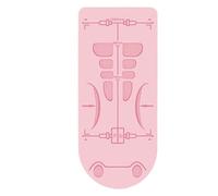 Training Equipment Mat - 5.25 x 2.3 Foot Abdominal Knee Mat, Ab Roller Knee Mats, Non-Slip Training Mats, Sound-Absorbing Knee Joint Protective Pad for Abdominal Roller, Gym, Floor Training
