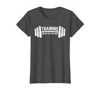 Training for My Old Lady Body, WEIGHLIFTING T-Shirt, Women, Dark Heather Grey, X-Large