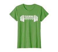 Training for My Old Lady Body, WEIGHLIFTING T-Shirt, Women, Grass Green, Small