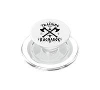 Training for Ragnarok Norse Viking Mythology Axe PopSockets PopGrip for MagSafe