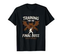 Training for the Final Boss with Coffee T-Shirt