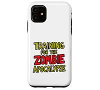 Training For The Zombie Apocalypse Survival Fitness Graphic Case for iPhone 11