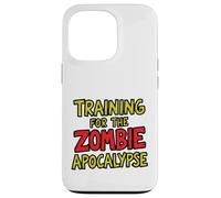 Training For The Zombie Apocalypse Survival Fitness Graphic Case for iPhone 13 Pro