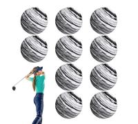 Training Golf Balls,10 Elastic Golf Balls | Sports Equipment for Indoor Outdoor Training Grounds Beginner Amateur Young Senior