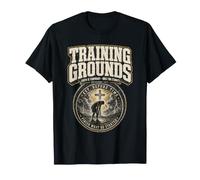 Training Grounds Christian Faith Hebrews 12:1 Bible Verse T-Shirt