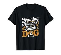 Training Humans to Speak Dog Funny Dog Trainer Value Graphic T-Shirt