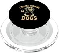Training Humans To Speak Dog Training Funny Dog Trainer PopSockets PopGrip for MagSafe