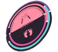 Training Jumping Mat round Portable Soundproof Silicone Exercise Pad | Soft Fabric Finish, Purple round Shape, Home Exercise Use, Smooth Surface, Multifunctional Sports Accessory