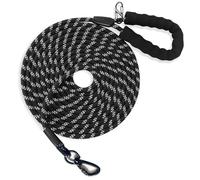 Training Lead for Dogs - 10M 20M Long Line Dog Lead with Carabiner Clip and Padded Handle Dog Training Leads, Reflective Long Lead Durable Recall Training Lead for Small Medium Large Dog (10M/33FT)