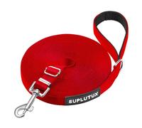 Training Lead for Dogs 25m/82ft Adjustable Long Line Dog Lead for Puppy Medium Large Dogs with Padded Handle & Storage Bag (Red)