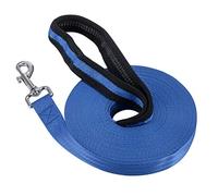 Training Lead for Dogs, 50FT/15M Long Nylon Long Line Dog Lead for Pet Tracking Training Obedience Lead Leash (Blue)