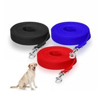 Training Lead For Dogs Strong Retractable Long Heavy Duty Dog Leash Recall Obedience Training Agility Lead For Large Medium Small Pets Hiking Hunting Backyard Camping Walking Assorted Colors 10M (1pk)