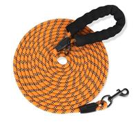 Training Leads for Dogs, 5M/16FT Strong Rope Long line Dog Lead Leash with Soft Padded Handle and Heavy Duty Hook, Reflective Recall Training Leads for Large Medium Small Dog,5m training Lead Orange