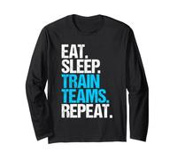 Training Manager Eat Sleep Routine Long Sleeve T-Shirt