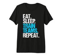 Training Manager Eat Sleep Routine Premium T-Shirt