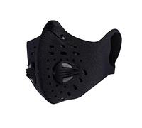 Training Mask, Activated Carbon Dust Mask Pollution Anti Pollen Allergens Face Exhaust Gas Filtrate Pm2.5 for Running Cycling Keep Warm, Black, Respirator