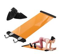 Training mat 140 x 50 cm - non-slip mat for fitness training | Stoßdämpfende Trainingsmatte mit PET Verbundmaterial ABS | Kompaktes Übungsgerät für Indoor