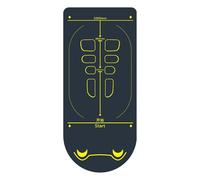 Training Mat - Dense Padding 60 x 40 cm, Grip | For Abdominal Wheel Exercise Equipment Pilates Jumping Rope Home Gym Protection for