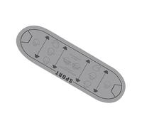 Training Mat - Workout Mat, Floor Chest Muscle Training Machine With Alignment | Large Mat 15.3 X 39.7 Inch For St