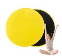 Training, Pilates Slider Controls Two Side Sliding Discs for Exercise | 2 Piece Floor for Resistance Slides Core Workouts E