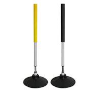 Training Poles Set - 24 Inch Quick Soft Stable Design, Lightweight Sports Training Equipment, Flexible Ground Stick System | For Football Baseball Horse Dog Agility Practice Speed Coordination Drills