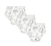 Training Potty Underwear Black and White Dino Under Garment